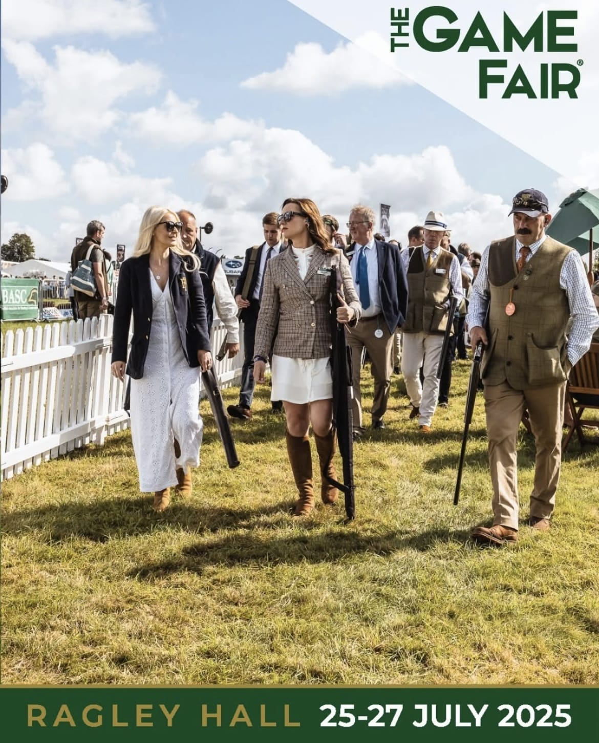 The Game Fair.
Bagley Hall 25 - 27 July 2025.