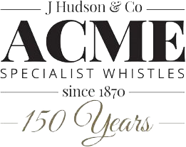 J Hudson and Co
ACME specialist whistles
Since 1870
150 Years